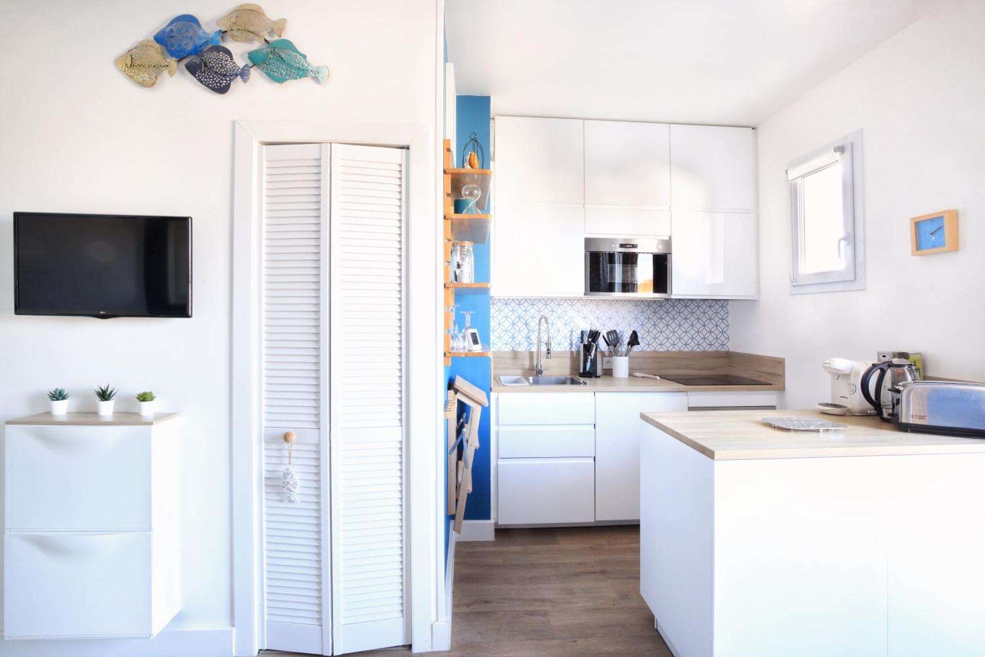 Terrasse De Chimay - Charmant Apt Dans Residence Front De Mer 巴讷维尔-卡特里特 外观 照片